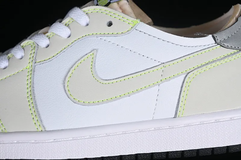 All categories Air Jordan Jordan series basketball shoes Air Jordan 1 Low Z version Air Jordan 1 Low OG AJ1 Joe 1 apple green color low-top basketball shoes DM7837-103